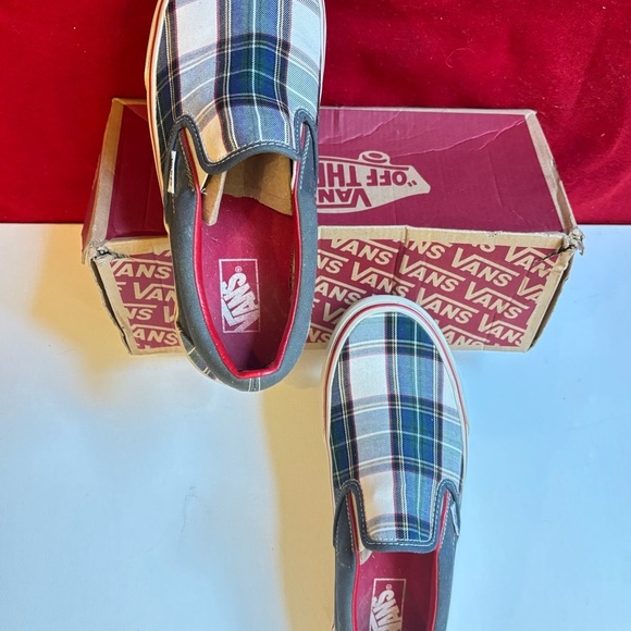Vans slip onflannel shoes main image 9